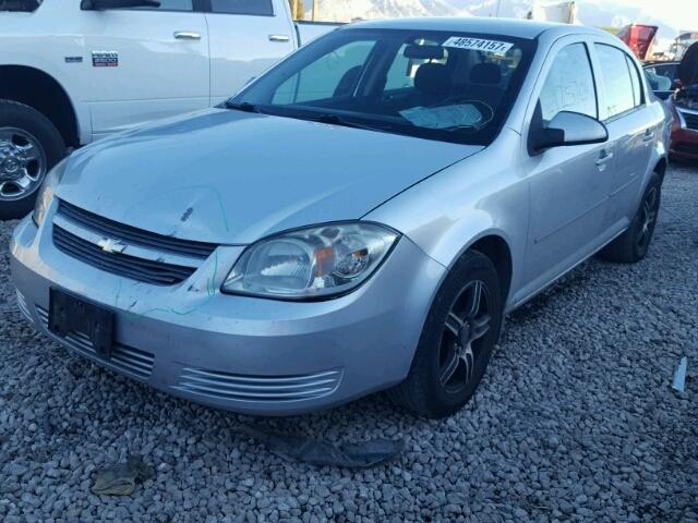 1G1AD5F54A7219411 - 2010 CHEVROLET COBALT 1LT SILVER photo 2