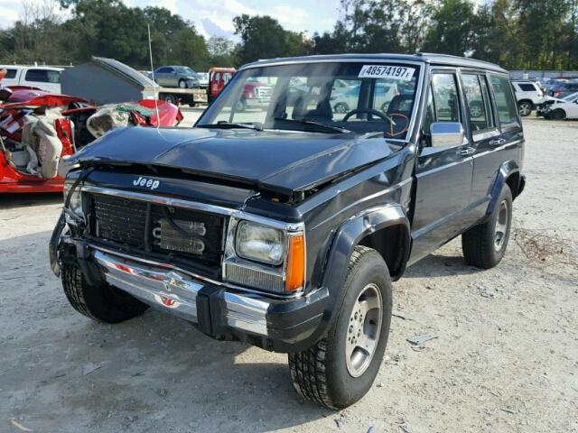 1J4FJ58L1KL500196 - 1989 JEEP CHEROKEE L BLACK photo 2