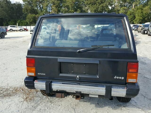 1J4FJ58L1KL500196 - 1989 JEEP CHEROKEE L BLACK photo 9