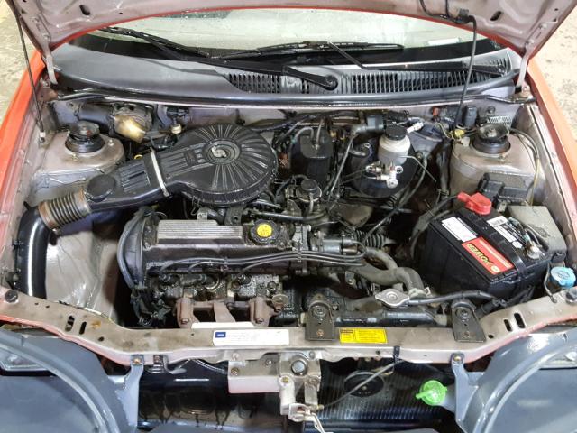 2C1MR2264S6776966 - 1995 GEO METRO BASE RED photo 7