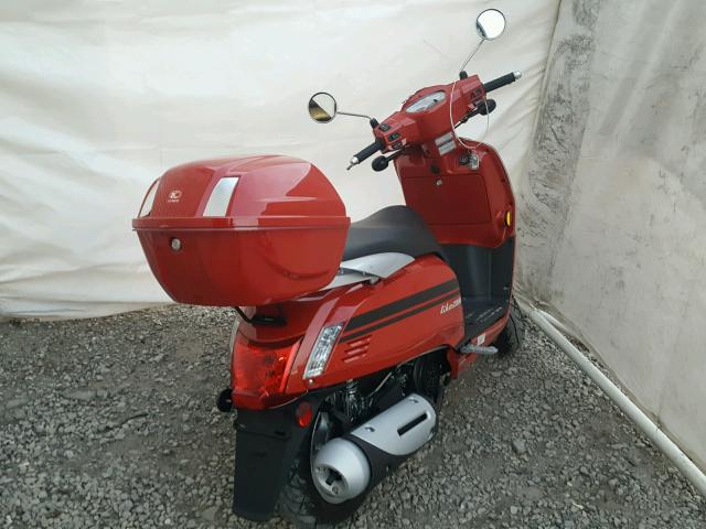 LC2D2H125JC100103 - 2018 KYMCO USA INC LIKE 200I RED photo 4