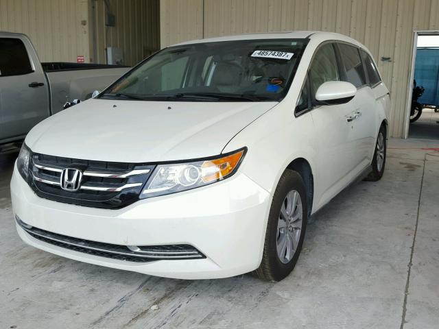 5FNRL5H6XHB015364 - 2017 HONDA ODYSSEY EX WHITE photo 2