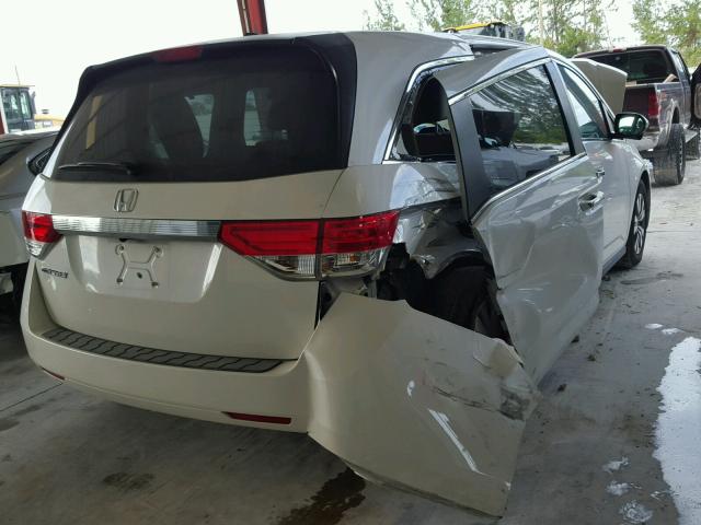 5FNRL5H6XHB015364 - 2017 HONDA ODYSSEY EX WHITE photo 4