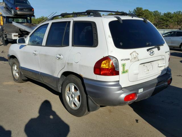 KM8SC73D13U398660 - 2003 HYUNDAI SANTA FE G WHITE photo 3