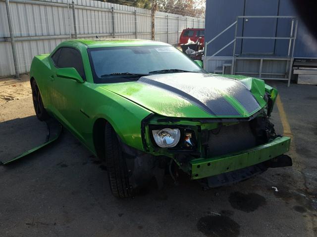 2G1FB1EV8A9195117 - 2010 CHEVROLET CAMARO LT GREEN photo 1