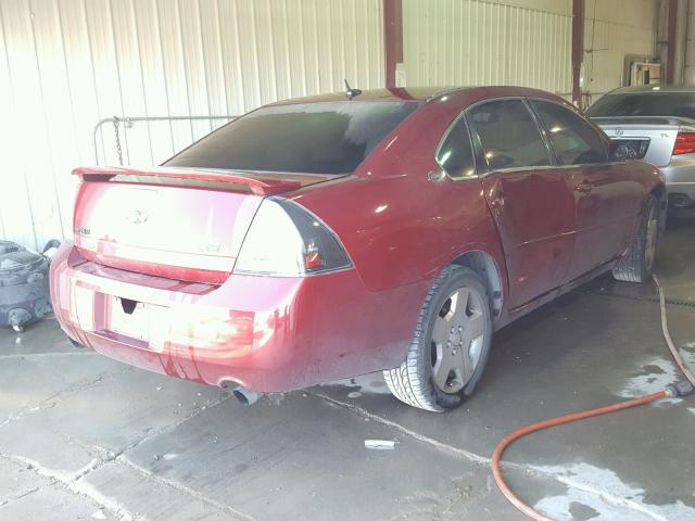 2G1WD58C479219076 - 2007 CHEVROLET IMPALA SUP 红色 照片 4