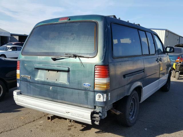 1FMDA31U0SZA09843 - 1995 FORD AEROSTAR GREEN photo 4