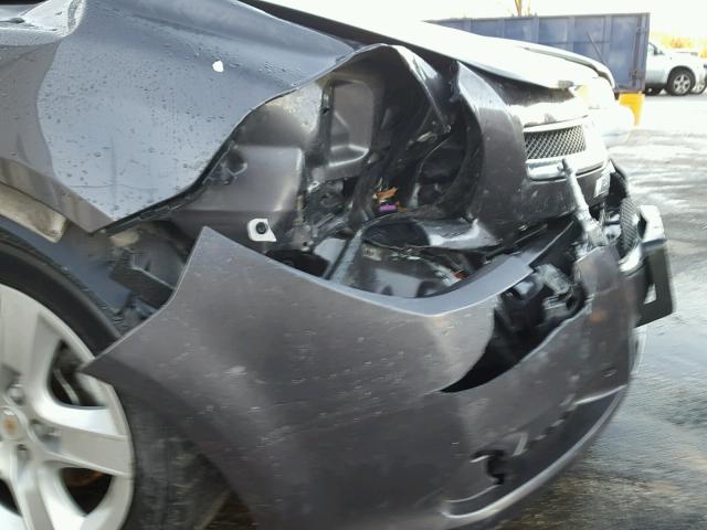 1G1ZA5EU9BF168175 - 2011 CHEVROLET MALIBU LS გრაფიტი ფოტო 9