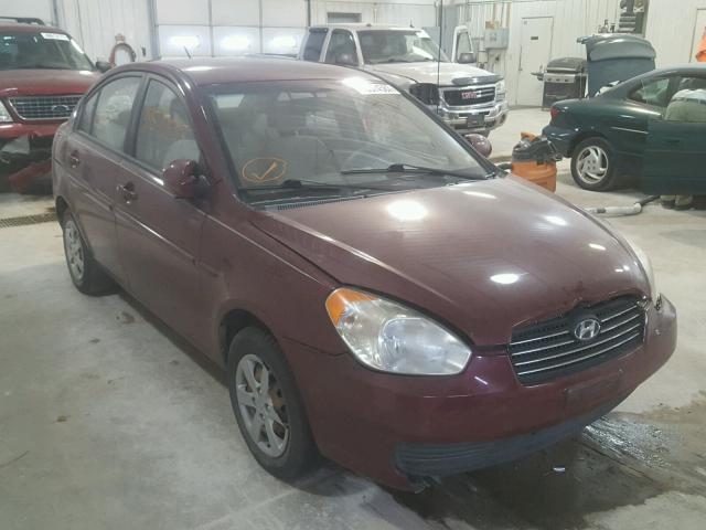 KMHCN46C79U285269 - 2009 HYUNDAI ACCENT GLS BURGUNDY photo 1