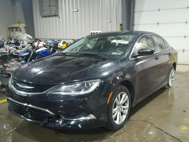 1C3CCCAB2FN612691 - 2015 CHRYSLER 200 LIMITE BLACK photo 2