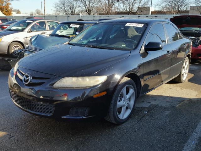 1YVHP80C885M24543 - 2008 MAZDA 6 I BLACK photo 2