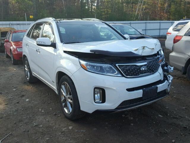 5XYKWDA78EG510155 - 2014 KIA SORENTO SX WHITE photo 1