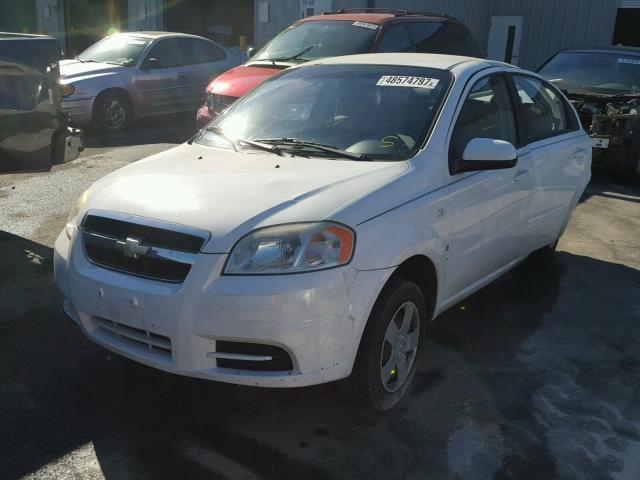 KL1TD56627B171798 - 2007 CHEVROLET AVEO BASE 白色 照片 2