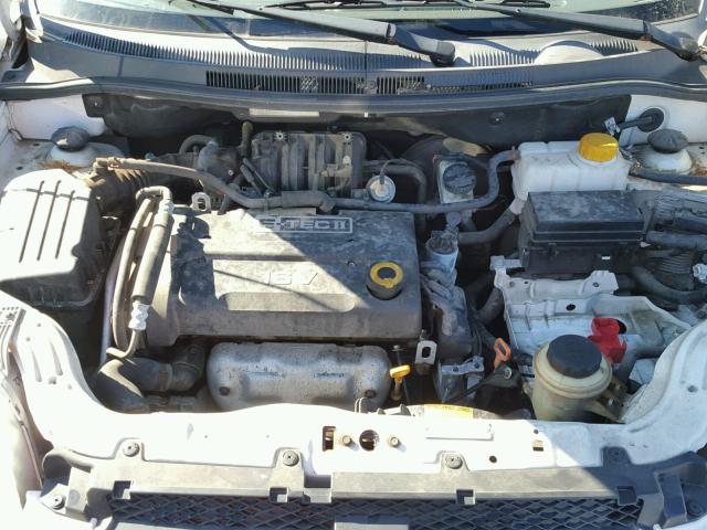 KL1TD56627B171798 - 2007 CHEVROLET AVEO BASE 白色 照片 7
