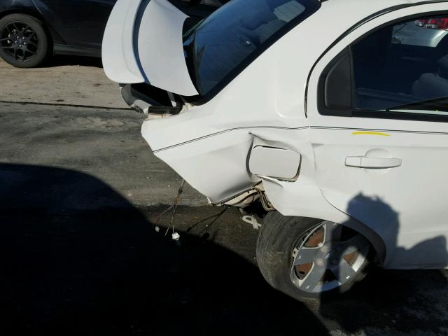 KL1TD56627B171798 - 2007 CHEVROLET AVEO BASE 白色 照片 9