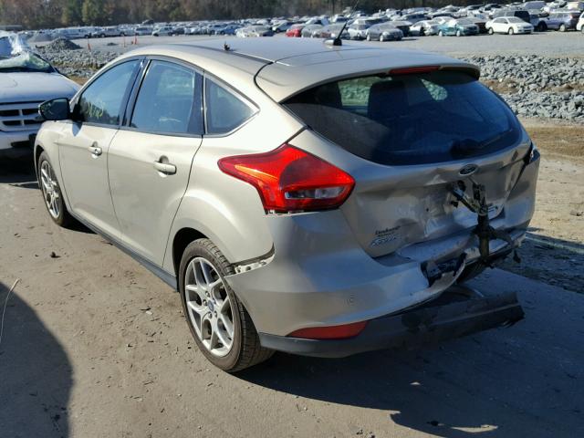 1FADP3K25FL227565 - 2015 FORD FOCUS SE GOLD photo 3