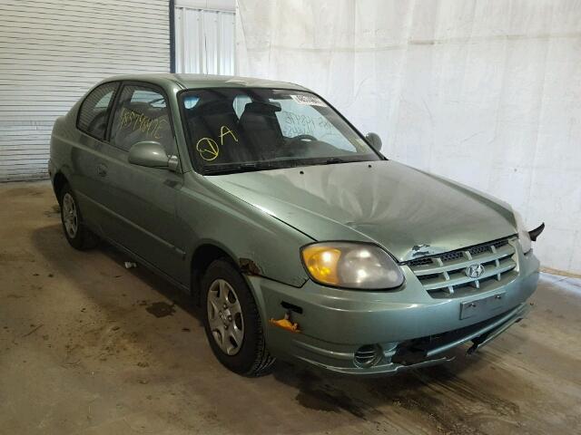 KMHCG35C45U341068 - 2005 HYUNDAI ACCENT GS GREEN photo 1