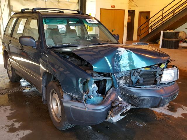 JF1SF6556WH772355 - 1998 SUBARU FORESTER S GREEN photo 1