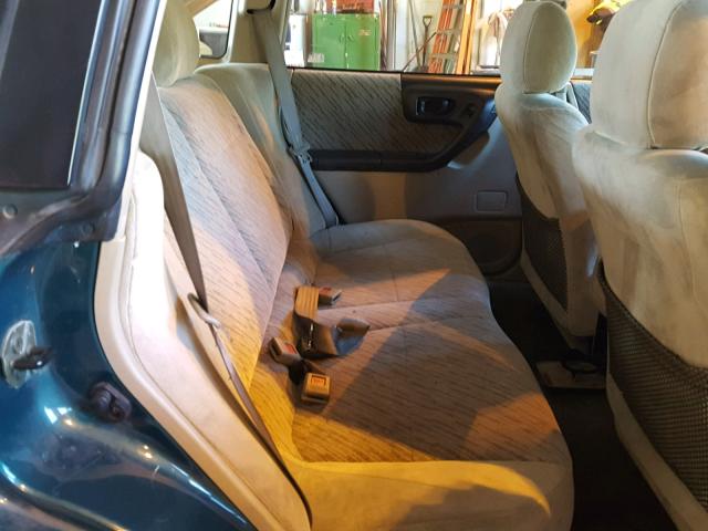 JF1SF6556WH772355 - 1998 SUBARU FORESTER S GREEN photo 6