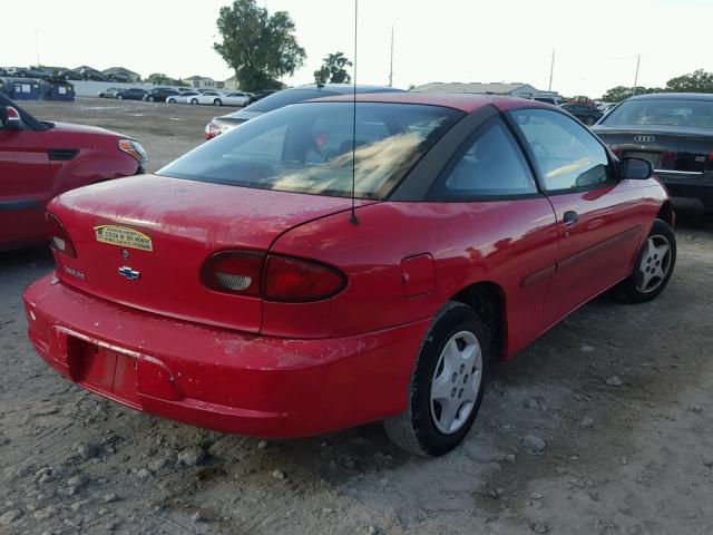 1G1JC1247Y7325774 - 2000 CHEVROLET CAVALIER RED photo 4