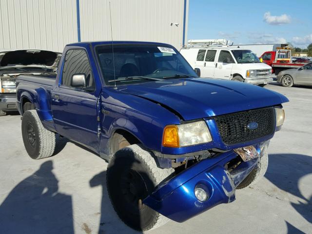 1FTYR10U93PB62884 - 2003 FORD RANGER BLUE photo 1