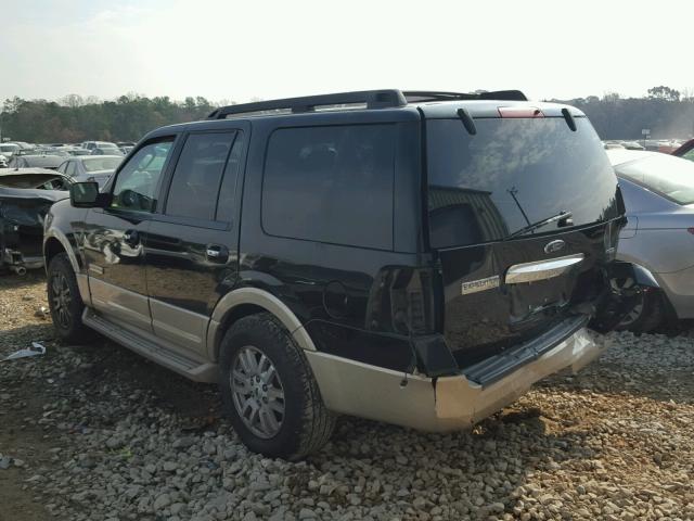 1FMFU17557LA44702 - 2007 FORD EXPEDITION BLACK photo 3