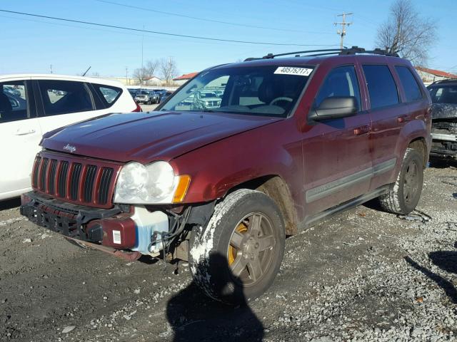 1J4GR48K26C368151 - 2006 JEEP GRAND CHER MAROON photo 2