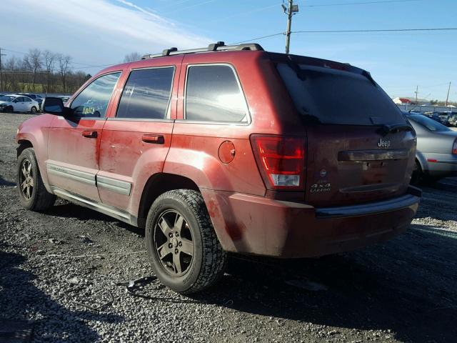 1J4GR48K26C368151 - 2006 JEEP GRAND CHER MAROON photo 3