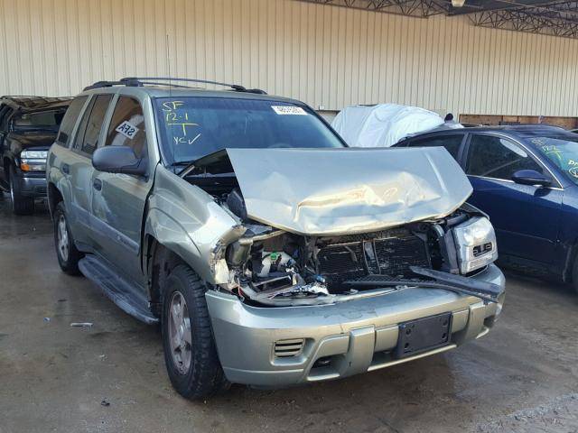 1GNDT13SX42314378 - 2004 CHEVROLET TRAILBLAZE GREEN photo 1