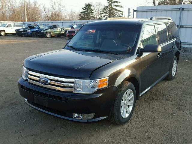 2FMGK5BC6BBD30042 - 2011 FORD FLEX SE BLACK photo 2