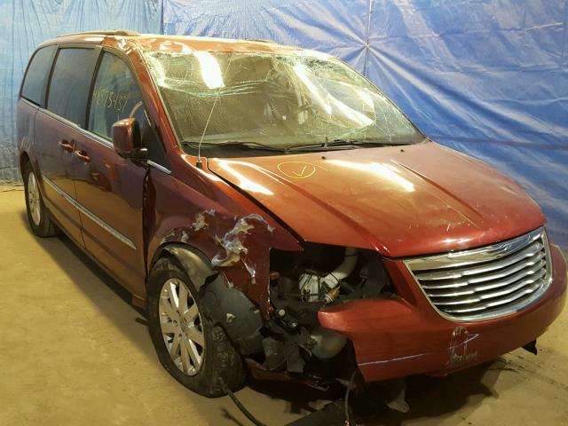 2C4RC1BG3DR751541 - 2013 CHRYSLER TOWN & COU RED photo 1