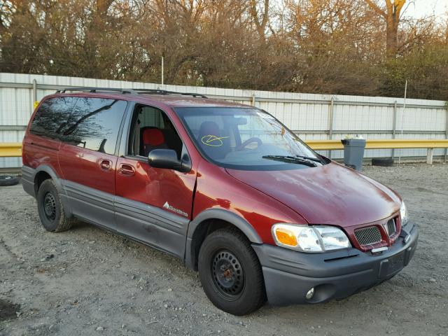 1GMDX03E8XD251058 - 1999 PONTIAC MONTANA / BURGUNDY photo 1