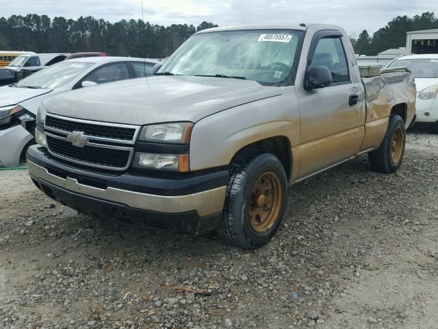 3GCEC14VX6G159752 - 2006 CHEVROLET SILVERADO TAN photo 2