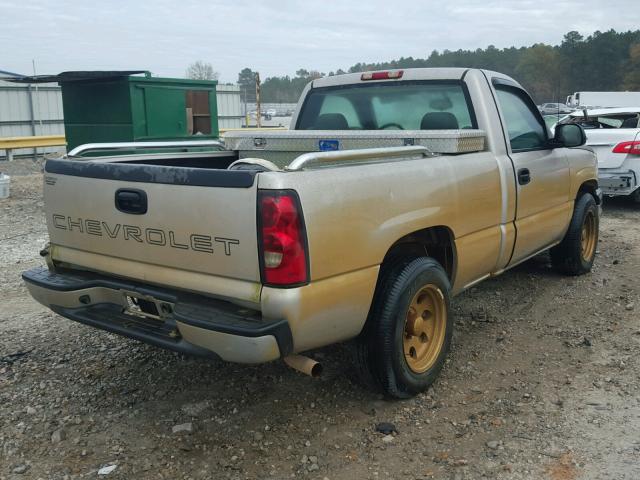 3GCEC14VX6G159752 - 2006 CHEVROLET SILVERADO TAN photo 4