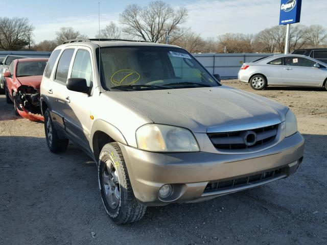 4F2YU09172KM40694 - 2002 MAZDA TRIBUTE LX BEIGE photo 1