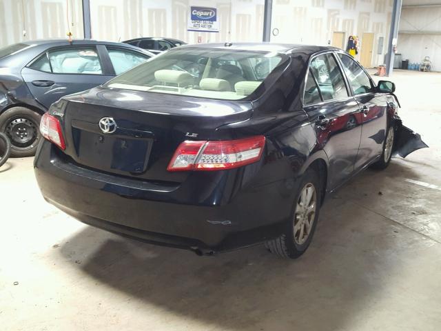 4T1BF3EK5AU059554 - 2010 TOYOTA CAMRY BASE BLACK photo 4