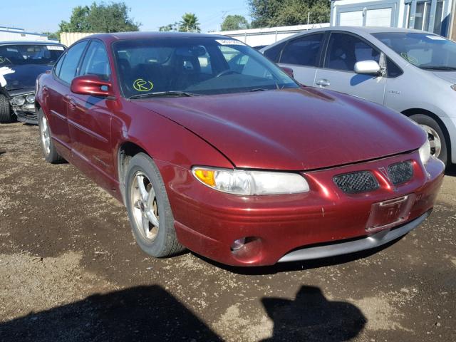 1G2WP52K41F167787 - 2001 PONTIAC GRAND PRIX BURGUNDY photo 1