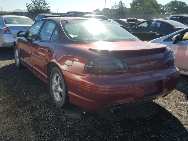 1G2WP52K41F167787 - 2001 PONTIAC GRAND PRIX BURGUNDY photo 3
