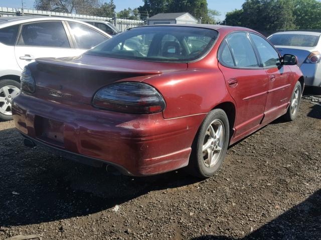 1G2WP52K41F167787 - 2001 PONTIAC GRAND PRIX BURGUNDY photo 4