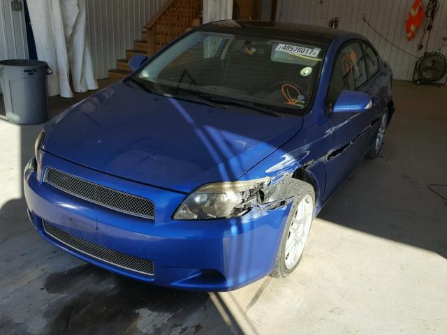 JTKDE167X60128793 - 2006 TOYOTA SCION TC Կապույտ լուսանկար 2