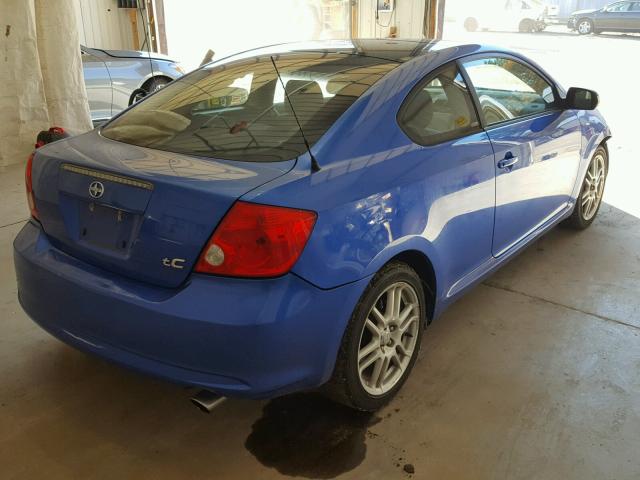 JTKDE167X60128793 - 2006 TOYOTA SCION TC Կապույտ լուսանկար 4