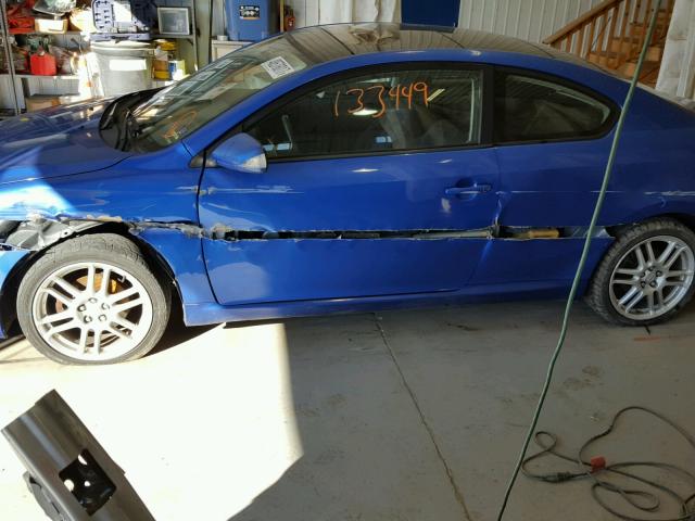 JTKDE167X60128793 - 2006 TOYOTA SCION TC Կապույտ լուսանկար 9