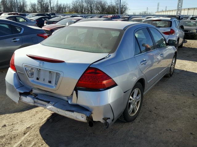 1HGCM56366A180203 - 2006 HONDA ACCORD SE SILVER photo 4