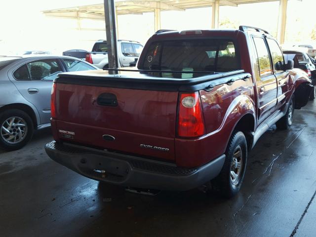 1FMZU67E41UA58666 - 2001 FORD EXPLORER S RED photo 4