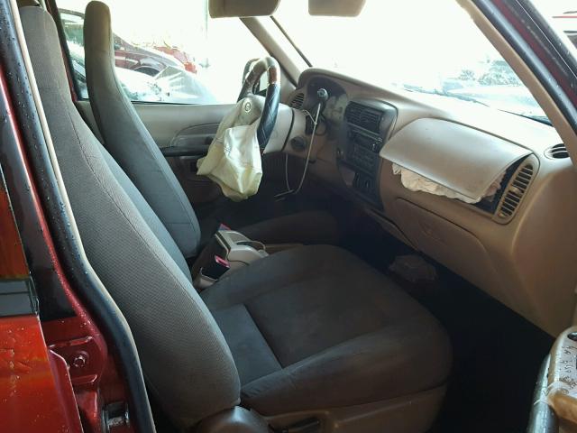 1FMZU67E41UA58666 - 2001 FORD EXPLORER S RED photo 5