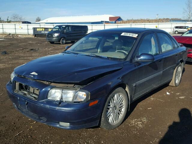 YV1TS90D311171247 - 2001 VOLVO S80 T6 BLUE photo 2