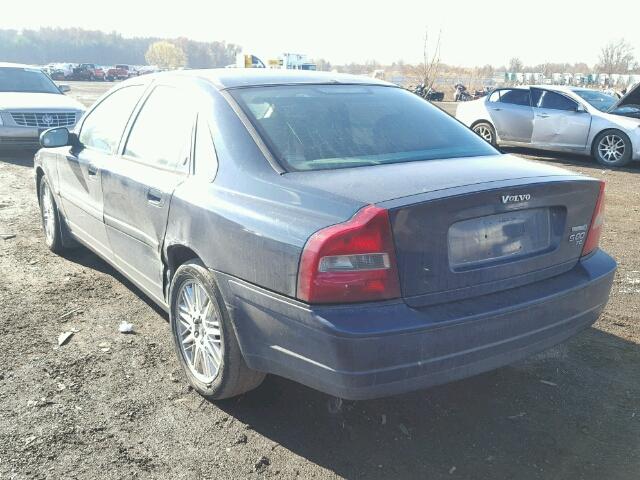 YV1TS90D311171247 - 2001 VOLVO S80 T6 BLUE photo 3