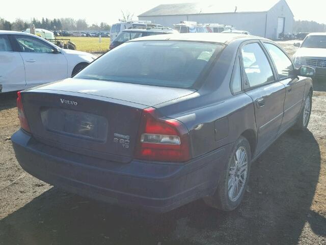 YV1TS90D311171247 - 2001 VOLVO S80 T6 BLUE photo 4