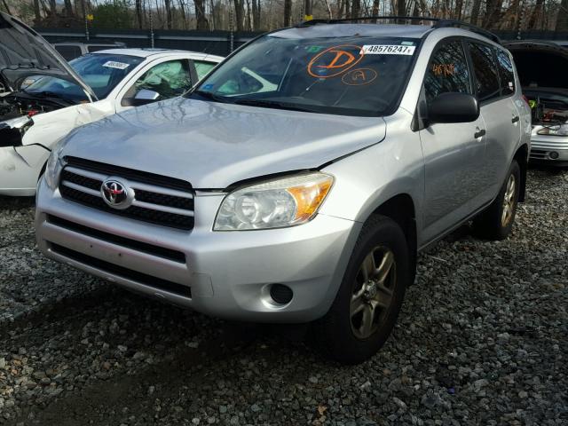 JTMBD35V085215296 - 2008 TOYOTA RAV4 SILVER photo 2