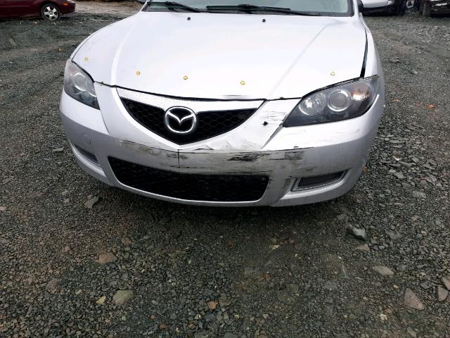 JM1BK32F671631152 - 2007 MAZDA 3 I SILVER photo 9